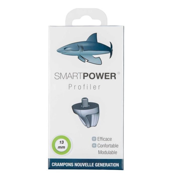 Crampons rugby - Pack Profiler 13 mm (crampons/rondelles/clé)- Smart Power U Blanc
