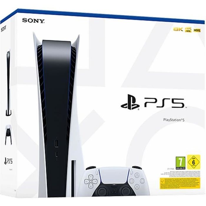 SONY Console de salon -  - PlayStation 5 - Edition Standard - 825 Go - Blanc 