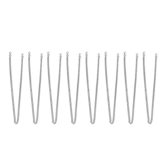 Chaîne Gourmette En Aluminium Doré 5 M Avec Bobine - Maillons 6,5 X 10 Mm - Ne Décolore Pas - Pour Bijoux DIY, Décoration, Remplacement Sangles