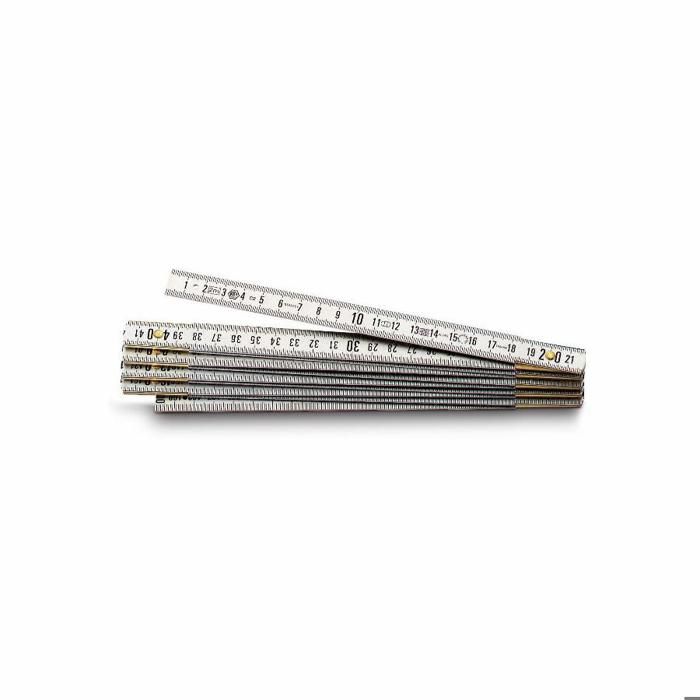 Stanley Mètre pliant - Gravemat - 2m - Aluminium - Laiton anticorrosion