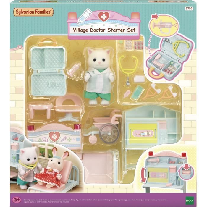 Coffret Docteur du Village - Sylvanian Families - Modèle 5705 - Accessoires Inclus