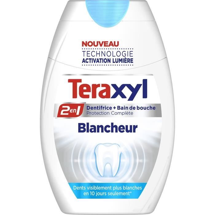 Lot De 3 Dentifrices Teraxyl Blancheur & Protection Caries - 75 Ml Chacun - Neuf