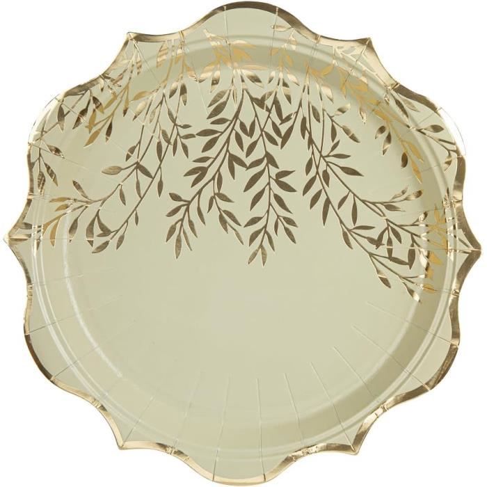 Assiettes, Carton Rond 23 Cm "Berries