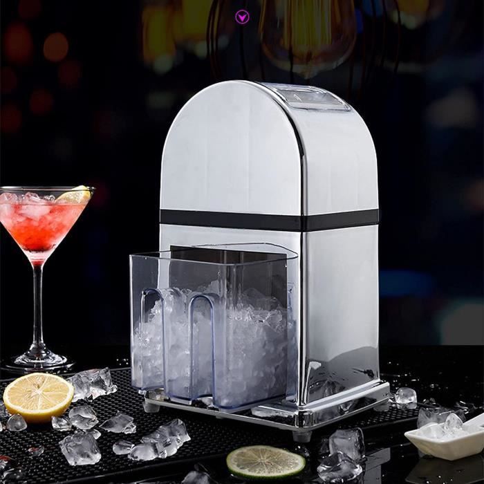 Broyeur à Glace Électrique 300 Kg/h Machine à Glace Pilée