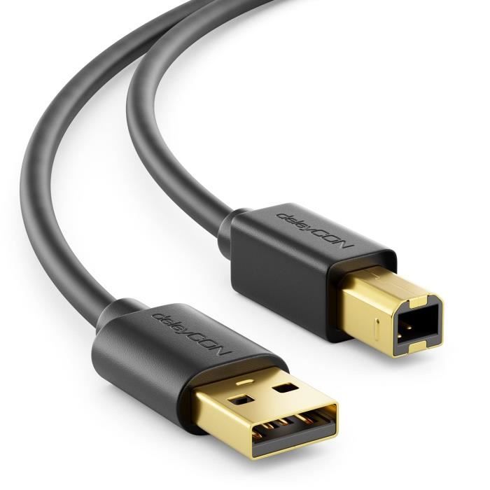 Lot500 6ft USB2.0 A~B imprimante/périphérique/scanner/hub câble/cord