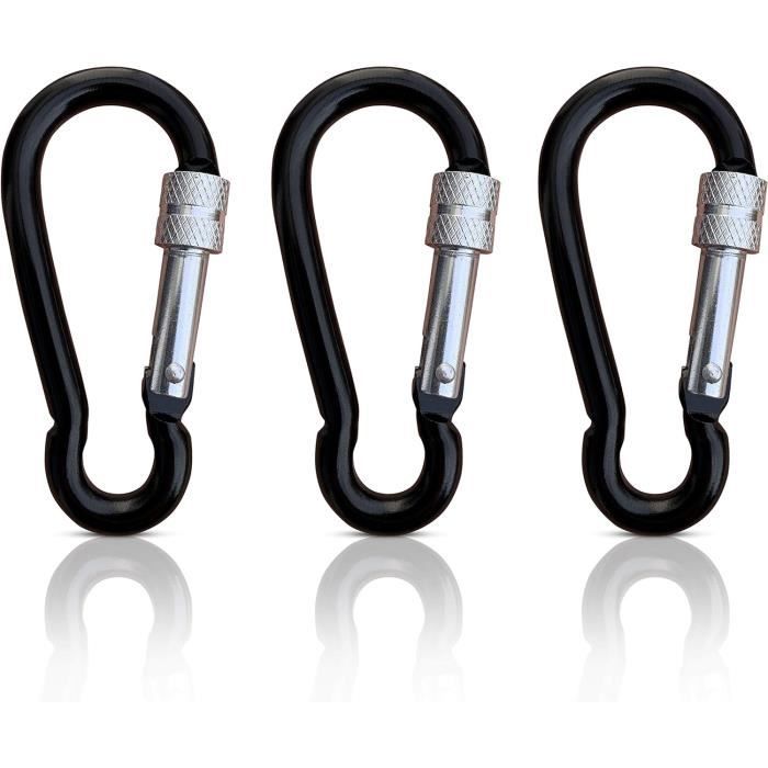 Mousquetons Et Porte-clés FINN Outdoors - Pack De 5 Ou 10, Colorés, Pour Camping Et Outdoor