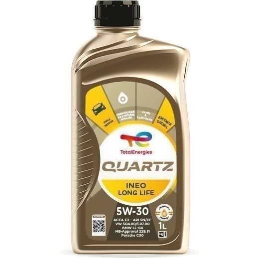 Huile Moteur TotalEnergies 213817total – 5W-30, Normes ACEA C3, Homologué Volkswagen, BMW, Mercedes - vue 2
