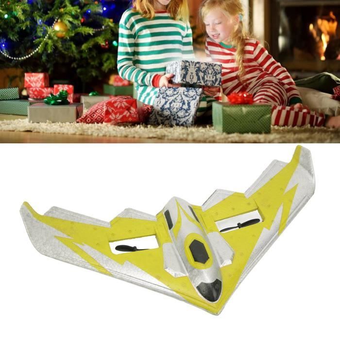 Kit avion RC Planeur Avion t?�l?�command?� en mousse EPP avec lumi?�re LED pour d?�butants Adultes 