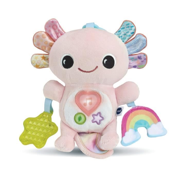 VTECH ELIOTT BEBE AXOLOTL MUSICAL BOUTEILLES PLASTIQUE RECYCLÉES