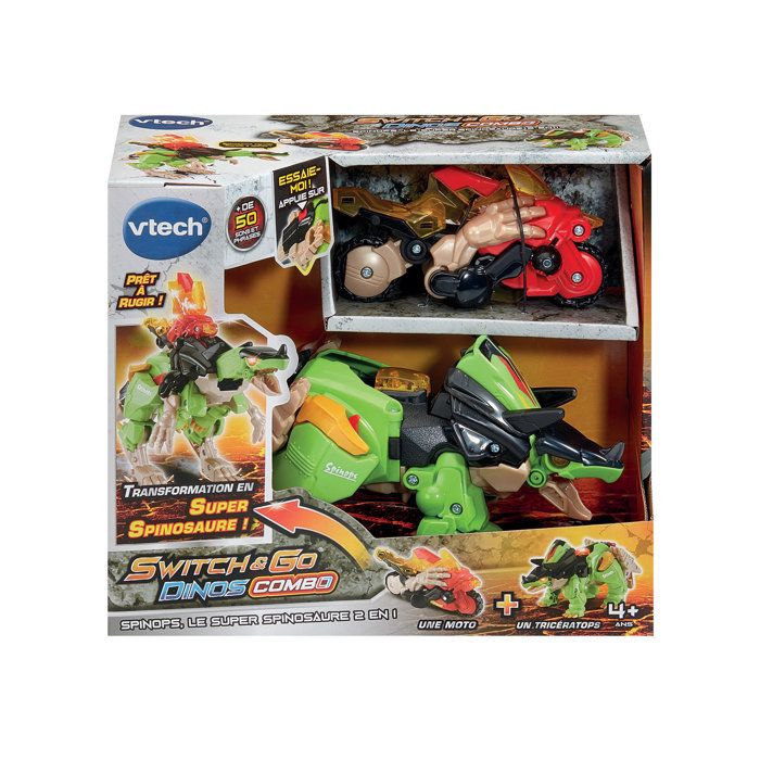 Robot Éducatif VTech Switch & Go Dinos Combo – Snipops Le Super Spinosaure 2 en 1 - vue 7