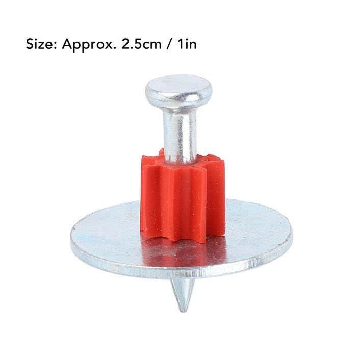 Clous En Acier Carbone 20mm (0.8 Pouce) - Lot De 100 Pièces - Neuf Pour Mur, Ciment - Marque Uxcell