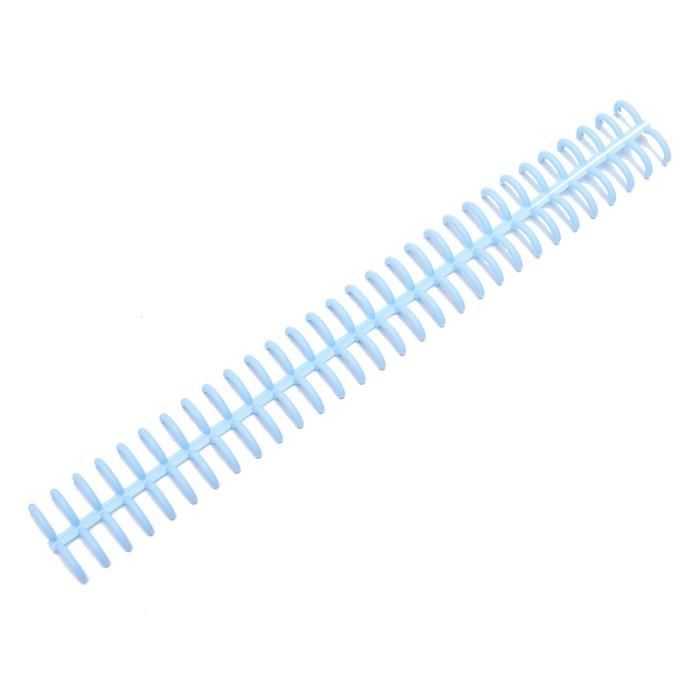 Peigne De Reliure Plastique 30 Anneaux - Longueur 28 Cm, Capacité 150 Feuilles, Personnalisable Pour A4, B5, A5