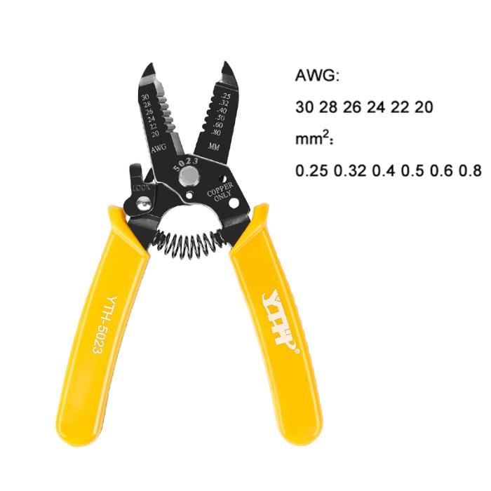 Pince - A Dénuder - Multifonction - 0.6 à 2.6 Mm2 - Bizline 790025