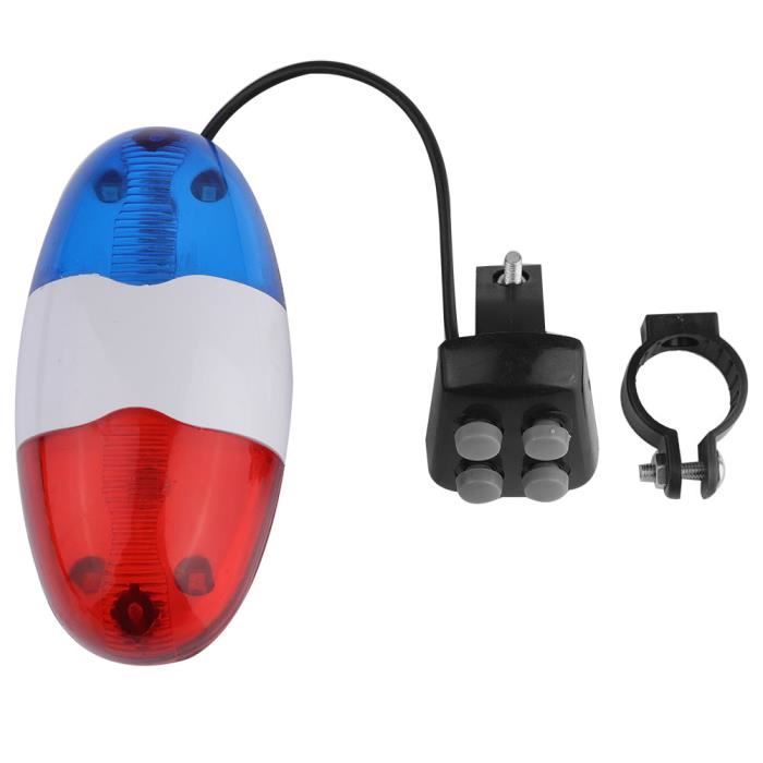 Klaxon Électrique, Klaxon Vélo, Lampe de Sonnette Etanche pour Vélo, Klaxon 2 en 1 140dB avec Lumière Très Lumineuse pour Trottinette de Nuit, Vélos