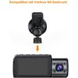 VANTRUE M  à Jour de la Posture à Ventouse de caméra de Voiture Dashcam N4 - N2S - T3 avec Port USB de Type C et détecteur GPS (36-1