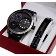 COFFRET MONTRE HOMME GROS CADRAN ONLY THE BRAVE GOURMETTE ACIER INOXYDABLE STAINLESS STEAL-1
