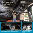 Tente tunnel familiale - Skandika Hafslo 5 Sleeper Protect - tente de camping, sol cousu, cabine noire-1
