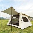 TD® Deux portes et deux fenêtres tente extérieure automatique ventilation solaire camping de loisirs en plein air-1