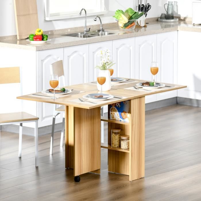 Table pliante en acier inoxydable, meubles de cuisine portables