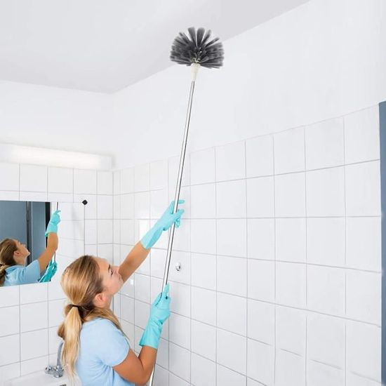 Brosse Nettoyage Vinyle Antistatique - Blanche - Pour Disques Vinyles - Nettoyage Efficace Et Respectueux - Fibres Synthétiques