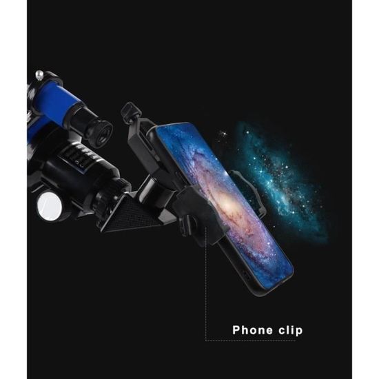 Télescope astronomique réfracteur Professionnel de 70 mm avec trépied, Vision Nocturne Basse, Observation de la Lune, monoculaire Puissant pour Enfants, Cadeaux Télescope astronomique réfracteur Professionnel de 70 mm avec trépied, Vision Nocturne Basse, Observation de la Lune, monoculaire Puissant pour Enfants, Cadeaux