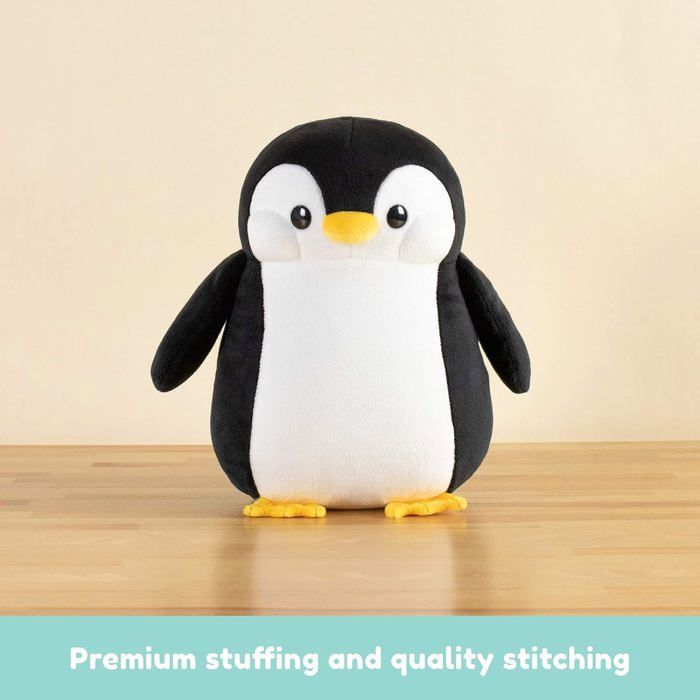 Peluche Pingouin Kawaii – Coussin Oreiller 25 Ou 45 Cm – Variétés De Styles – Câlin Et Décoration – Cadeau Enfant