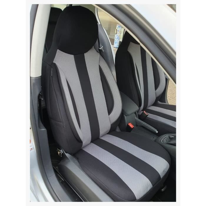 Housses De Siège Auto Léopard - Lot De 2, Microfibre Polyester, Universel Berline/SUV, Facile à Installer
