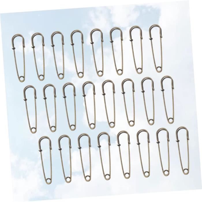 500 épingles De Sûreté Bronze 0,8 G - Lot Pour Couture, Patchs, Projets DIY Et Art Créatif