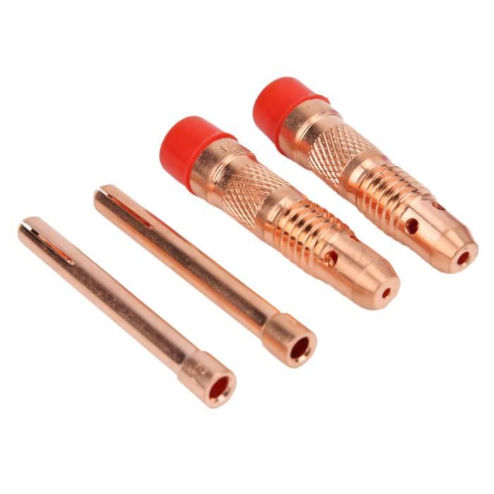 Kit 13 Pièces Accessoires Soudure TIG Pour Torche WP-26 – Buses Céramique + électrodes