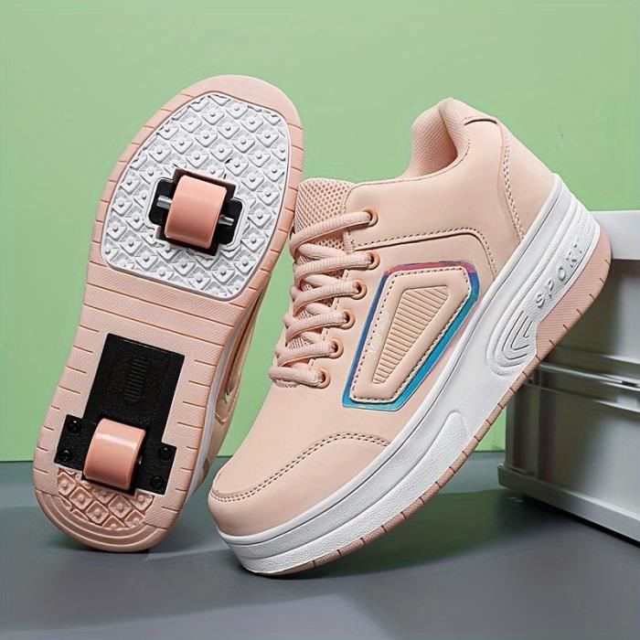 Chaussures a roulettes retractable fille outlet
