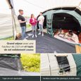 Tente tunnel familiale - Skandika Hafslo 5 Sleeper Protect - tente de camping, sol cousu, cabine noire-2