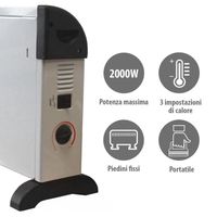 Chauffage Convecteur Citybee 2000W - Écran Tactile & Télécommande - Minuterie 24h - Économie D'Énergie - Protection Surchauffe - Pour Pièce Jusqu'à 30 M²