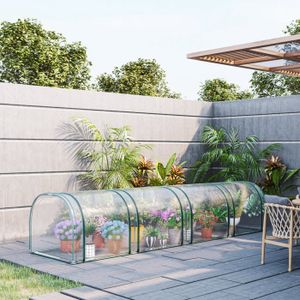vidaXL Serre Acier XL Serre Extérieur de Jardin Abri Plantes Maison Terrasse 12317