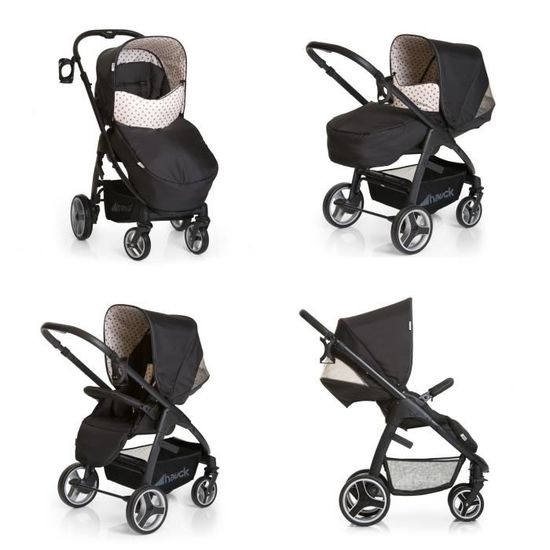 hauck poussette combinée