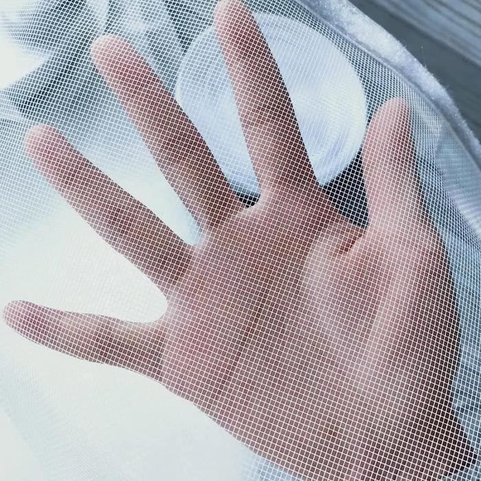 Moustiquaire Fenêtre MagnéTique 190 X 145 Cm Fermeture Automatique Moustiquaire Enroulable Anti Insecte Mouche Pour Porte D Entrée Intérieur/Patio - Blanc