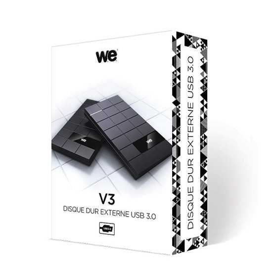 Commentaires en ligne: We Connect - We Art - Disque Dur  Multimédia Externe 3,5" USB 3.0 Blanc 4 To