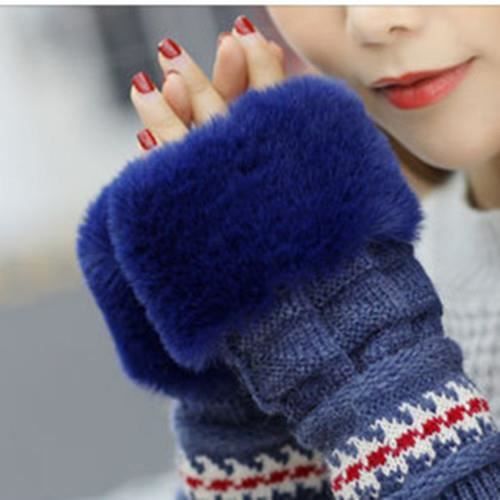 Ensemble écharpe Et Gants Pour Femme, Bonnets En Tricot Simples, écharpes D'hiver, Ensemble De Gants Longs, Cadeau Pour La Famille, Document Solide, 3 Pièces