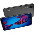 Smartphone Huawei P20 - 128 Go - Noir - Double SIM - Lecteur d'empreintes digitales - LTE-3