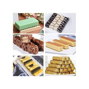 2 Moules En Silicone Rectangulaires – Pour Barres De Céréales, Financiers, Pains, Glaçons – 25,5 X 9,2 X 1,8 Cm – Lot Avec Sacs Et Ficelles