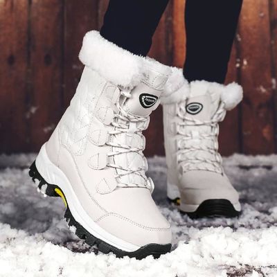 bottes neige chaudes à cheville femmes chaussures dhiver - Morocco