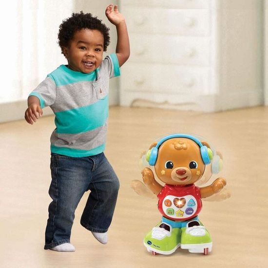 Vtech Titou Filou Animal Interactif Jouet Pour Apprendre A Marcher Jouet Bebe 12 36 Mois Version Fr Cdiscount Jeux Jouets