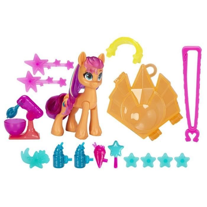 MY LITTLE PONY My Little Pony Muñeca Movie Fábrica de Smoothies Sunny