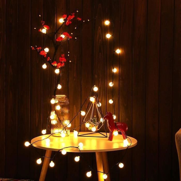 Guirlande Colorée De 100 Mètres - Pour Décorer Jardin & Intérieur, Fêtes & Anniversaires - Résistante Intempéries