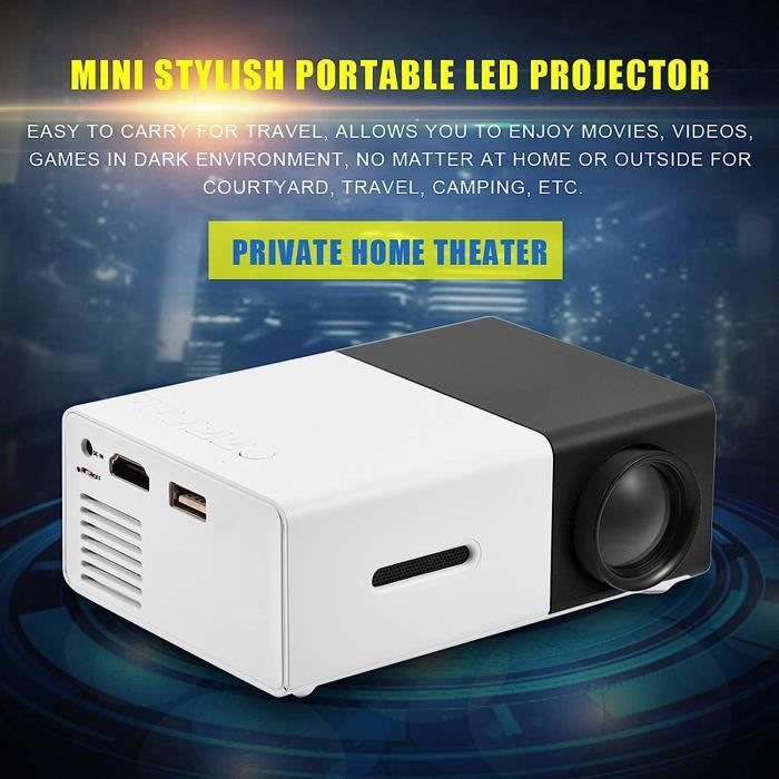 Mini Projecteur, Projecteur Portable Pvo Pour Dessin Animé