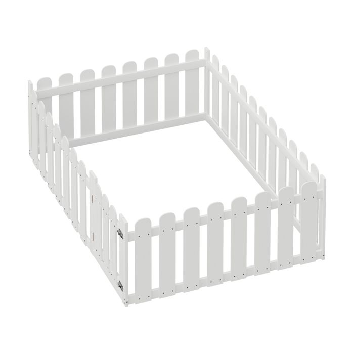Lit Enfant Sécurisé Alije LENA – Lit Maison Avec Barrières De Protection – Pin Massif