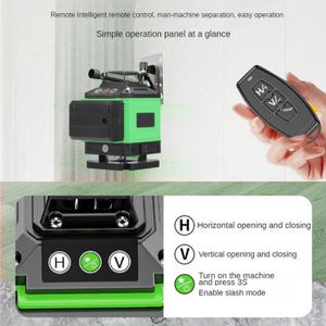 Niveau Laser DEKO LL12-HV 12 Lignes 3D Auto-nivelant 360° - Croix Verticale Et Horizontale