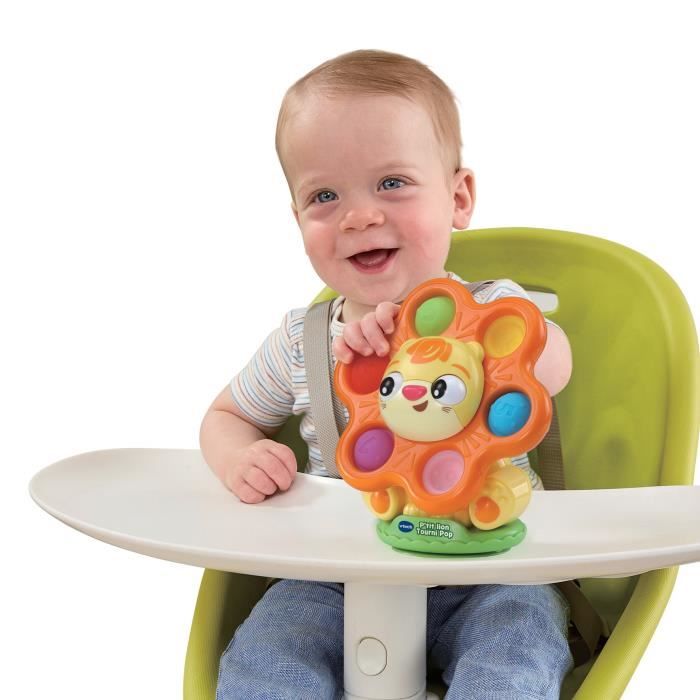 VTech - Rouli'Pingouin Balle Magique - Peluche Interactive Bébé Qui Répète, Saute et Roule - Balle Bébé Éveil Musical, Pingouin Jouet Sensoriel - Cadeau Enfant Dès 1 an - Contenu en Français