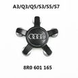 4 x  Caches moyeux emblème 135mm Noir enjoliveurs de roue pour Audi A3 Q3 Q5 S3 S5 S7 #8R0 601 165-0