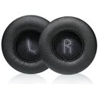 AQSACOKIYA Coussinets de rechange pour casque JBL E35 E45BT E45 - Cuir protéiné et Mousse d'isolation phonique (Noir)