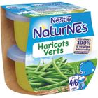 NESTLE NESTLÉ Naturnes Haricots verts - 2x130 g - Dès 4/6 mois